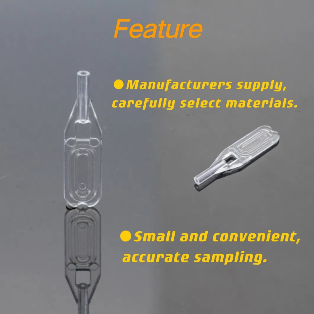 Medical Easy Handling for High Fitting Fixed Volume Blood Tube Sample Collector