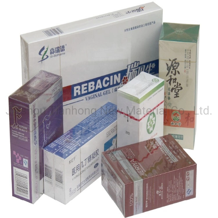 Thermal Sealing Plastic BOPP Film Heat Sealing Rigid PVC Film for Cigarette Packing Tobacco Packaging